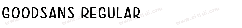 GoodSans Regular字体转换